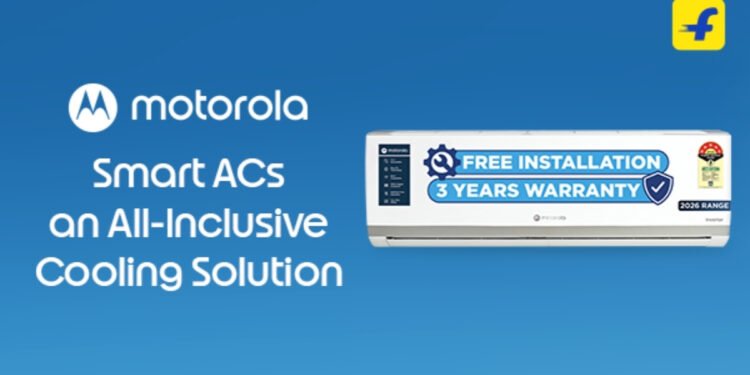 Flipkart Expands Smart Cooling Portfolio with Motorola Air Conditioners with Transparent Installation Model