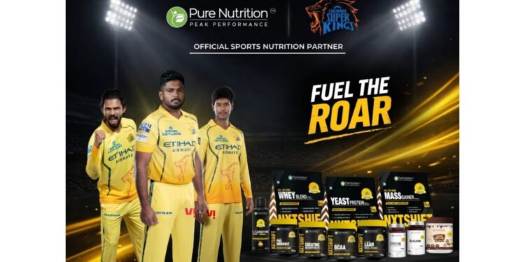 Pure Nutrition Comes Onboard as the Official Sports Nutrition Partner for IPL Frontrunner – Chennai Super Kings
