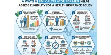 6 Ways a BMI Calculator for Men Helps Assess Eligibility for a Health Insurance Policy