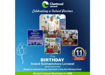 Celebrating a Legacy of Trust: Chettinad Cement Honors Valued Dealer on His Birthday