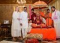 Shankaracharya Swami Sadanand Saraswati Visits Dr. Abhishek Verma, Blesses Family and ShivSena Leadership