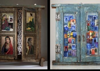 Nandita Desai Unveils a Unique Painting Exhibition on Vintage and Handcrafted Windows