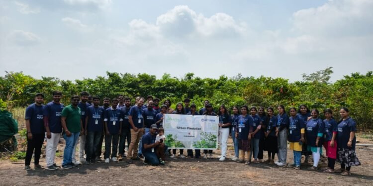 NTT Data Employees Volunteer at SankalpTaru’s Coimbatore Restoration Site Under CSR Initiative