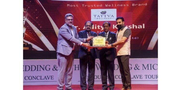 Tattva Wellness Spa wins two prestigious awards at FHRAI Tourism Conclave 2026