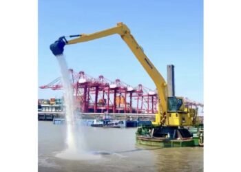 Knowledge Marine and Engineering Works Limited Commissions India’s Largest and Deepest Indian-Flag Self-Propelled Backhoe Dredger “River Pearl 47” at JNPA