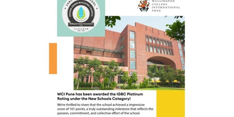 Wellington College International Pune Awarded IGBC Platinum Rating for Green Schools