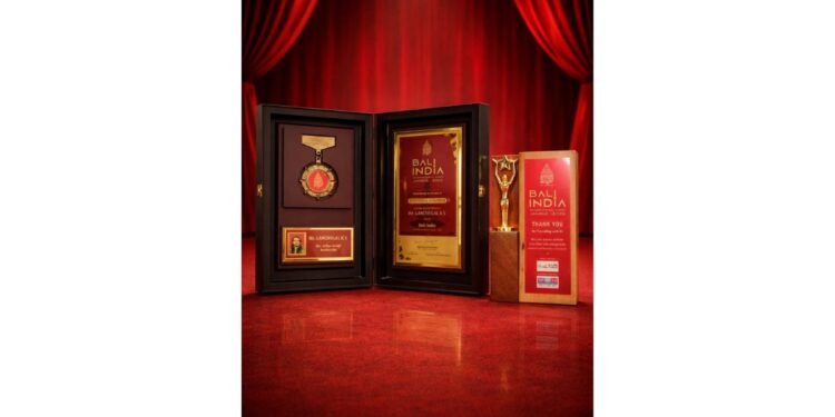 Lanchulal K S Honored at Bali Indian International Awards 2025 for Entrepreneurial Excellence