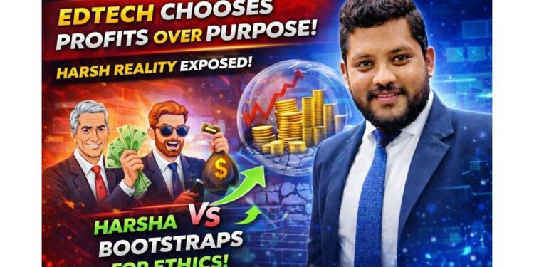 The EdTech Bubble Is Breaking: Here’s Why Most Startups Are Chasing Profits Over Purpose (And How Harsha Vardhan Edagotty Is Building It Differently)