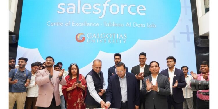 Galgotias University, Salesforce Establish Centre of Excellence for Tableau AI Data Lab to Strengthen Industry Academia Collaboration