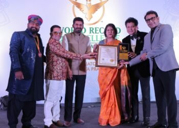 Amb. Dr. Neeelima (Founder, Riddhi Siddhi Heaaling Centtre) from Bangalore, Karnataka, India Honoured by World Record of Excellence, England