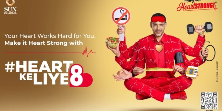 Sun Pharma’s ‘Heart ke Liye 8 – Making India Heart Strong’ campaign crosses 24.1 million views, amplifying heart health awareness 