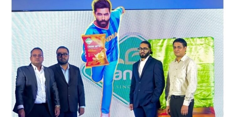 Ganesh Consumer Signs one of the world’s finest all-rounders Ravindra Jadeja as brand ambassador to Expand Sattu Beyond Eastern Markets
