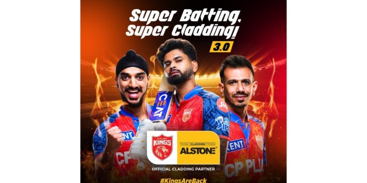 Alstone Strengthens Its National Presence with Punjab Kings as Official Cladding Partner for India’s Premier T20 Cricket League 2026