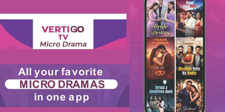 Vertigo TV and Balaji Studios, a Division of Balaji Telefilms collaborate for Hindi Vertical Dramas