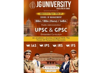 JG University Launches BBA (Hons) and iMBA in Public Administration with Integrated UPSC and GPSC Curriculum; Admissions Open for 2026–27