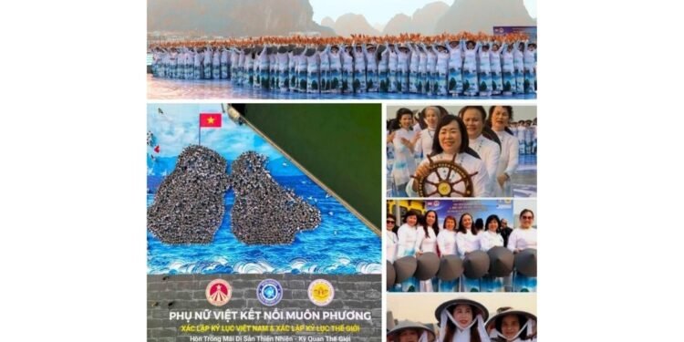 Vietnamese Women Connecting the World LETA’SCON Group sets World Record