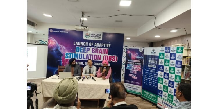 Healing Hospital Chandigarh Introduces Adaptive DBS for Parkinson’s Disease
