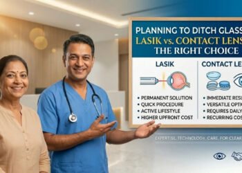 Planning to Ditch Glasses? ASG Eye Hospital’s Experts Explain Whether LASIK or Contact Lenses Are the Right Choice