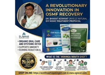 Dr. Bharat Agravat Unveils Revolutionary ‘Organic Moringa Mouth Shot’ Technique to Combat Mouth Burning Sensation and Accelerate OSMF Recovery