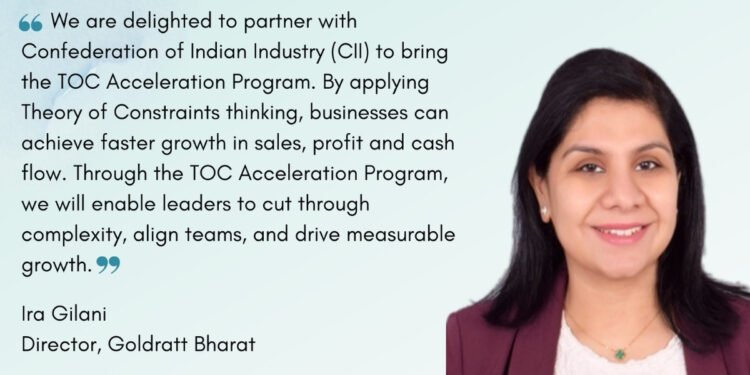 Goldratt Bharat and CII Announce Certified TOC Business Acceleration Program Starting May 20