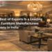 Why Best of Exports Is a Leading Hotel Furniture Manufacturers Company in India