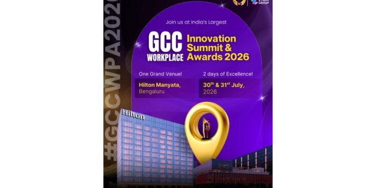 India’s Largest GCC Recognition Platform Returns: GCC Workplace Innovation Summit and Awards 2026 Announced in Bengaluru