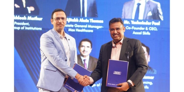 RBMI GROUP OF INSTITUTIONS, in collaboration with Accel Skill, has announced the launch of Centers of Excellence across two campuses, aimed at preparing Indian healthcare professionals for global career opportunities.
