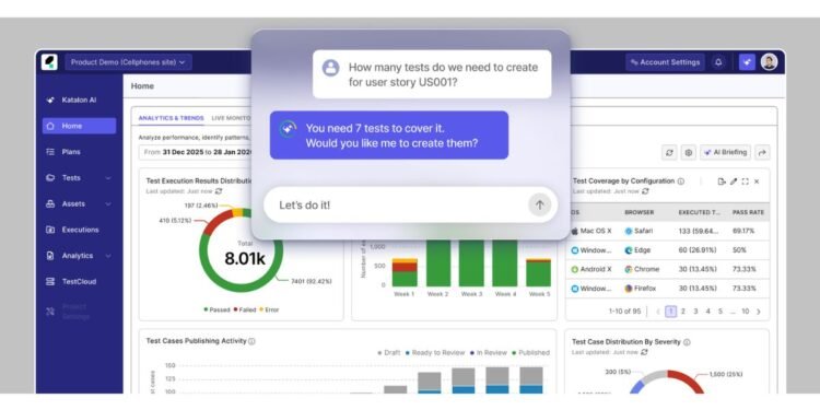 Katalon Launches True Platform: The Trust and Accountability Layer for Agentic Software Delivery