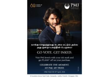 PMJ Jewels Launches “Go Vote, Get Inked” Offer to Celebrate Democracy in Tamil Nadu Elections