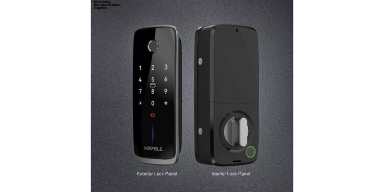 Hafele Nova Digital Lock Smart Security with Advanced Access Control and Modern Design
