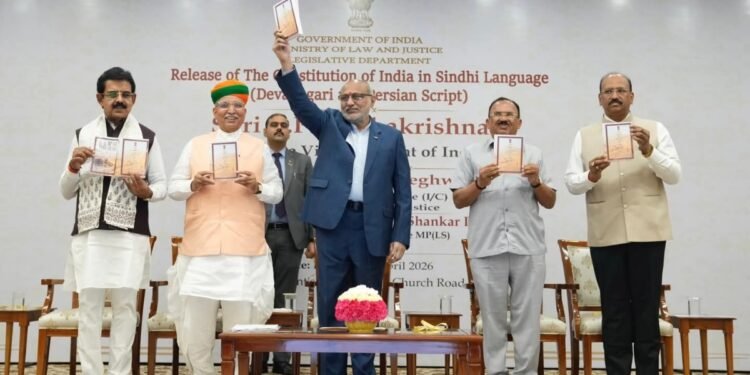 MP Shankar Lalwani Joins Pavan Sindhi in Celebrating Vice President’s Sindhi Constitution Release