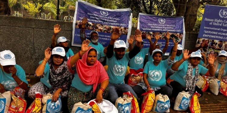 Human Rights Commission for the United Nations Conducts Humanitarian Drive in Rohini, New Delhi