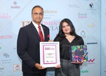 Saina Sahni of Zirow, a zero-waste event management company Recognized as “ET Young Changemaker – Women in Sustainability” at ET Women Conclave 2026
