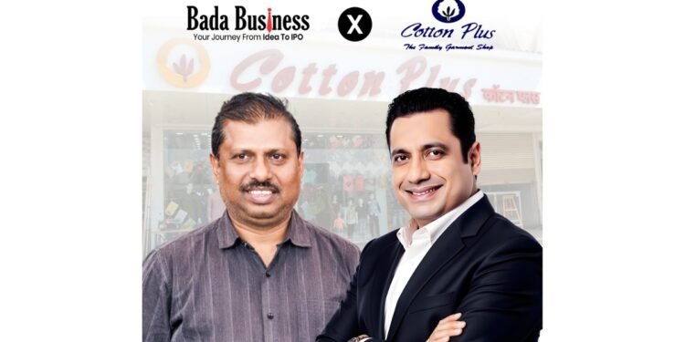 Cotton Plus Collaborates with Dr. Vivek Bindra and Bada Business Private Limited to Reduce Stock-to-Sales Ratio from 8X to 2.5X