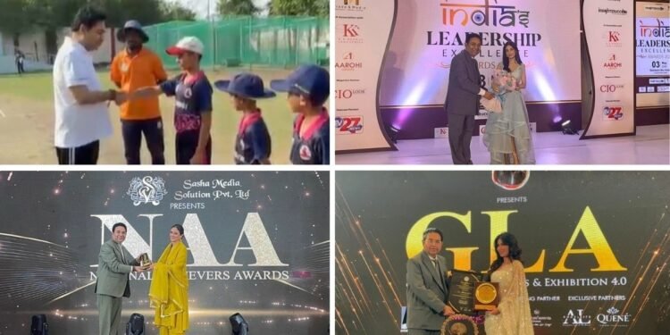 Four Major Honors in One Day: Dr. Basant Goel’s Remarkable Achievement at MINI IPL 2026 and Awards Events