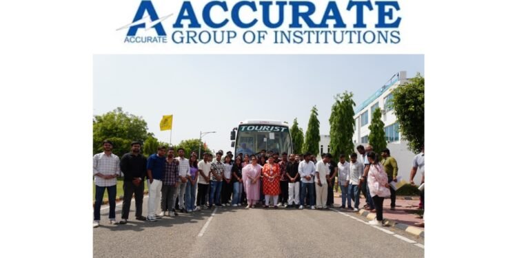 Accurate Group of Institutions Students’ academic trip to IIM Sirmaur for AI Certification, Strengthening Future-Ready Learning