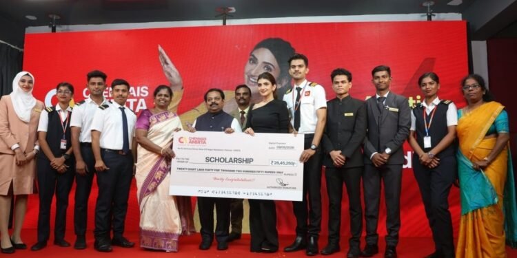 Ms Sreeleela joining hands with Chennais Amirta