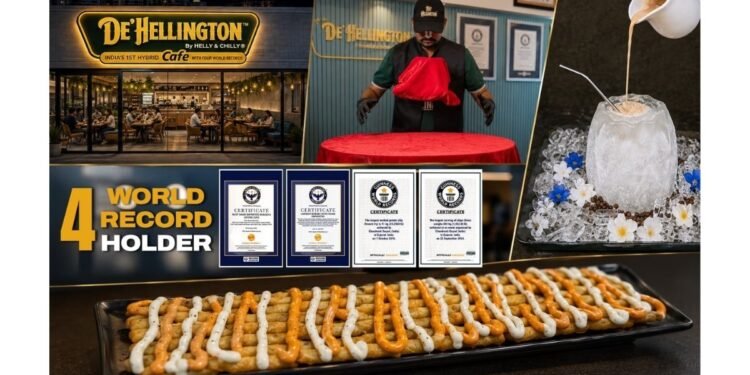 De’ Hellington by Helly and Chilly Secures Trademarks in 5 Countries and Sets 4 World Records, Debuting the World’s First Zero-Gravity Flying Pizza
