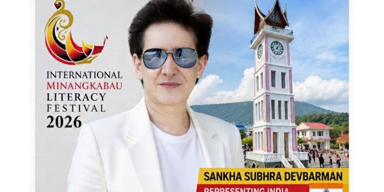 Northeast India’s Poet Sankha Subhra Devbarman to Represent India at International Minangkabau Literacy Festival 2026 in Indonesia