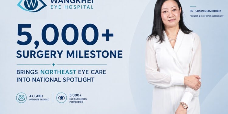 Wangkhei’s 5,000+ Surgery Milestone Brings Northeast Eye Care Into National Spotlight