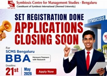 SCMS Bengaluru BBA Admissions 2026: SET Registration Closed on April 15; SCMS Bengaluru BBA Application Deadline May 21, 2026