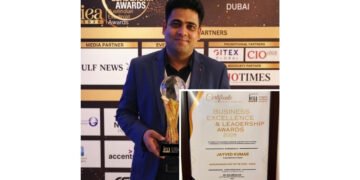 Jayved Kumar Awarded “Modern Indian Chef of the Year – Dubai” for Excellence in Hospitality