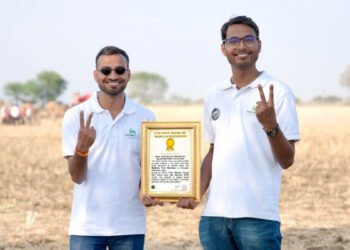 TractorGyan and Mahindra Farm Machinery set 2 records in Golden Book of World Records