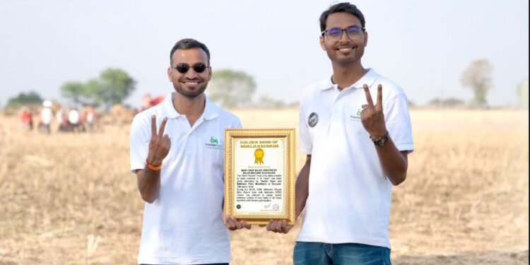 TractorGyan and Mahindra Farm Machinery set 2 records in Golden Book of World Records