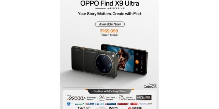 OPPO India expands its Find X9 Series with Next-Generation Imaging and AI Experiences