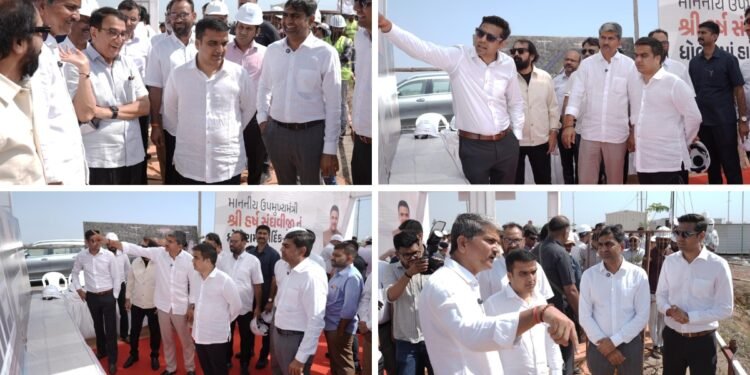 Deputy CM Harsh Sanghavi Visits GAP Group’s Akhilam Township During Dholera Review Tour