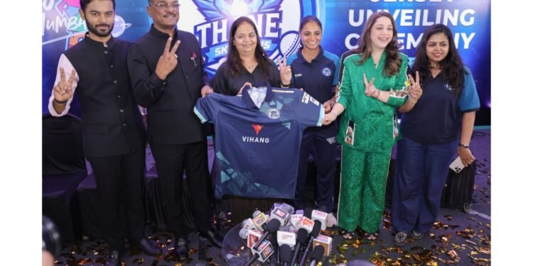 WT20 Women’s League: Thane Skyrisers Jersey Unveiled by Maharashtra Transport Minister Pratap Sarnaik