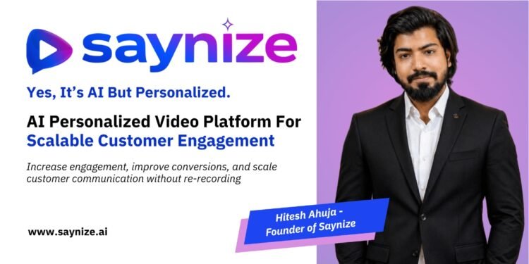 Algoocean Technologies Brings Enterprise- Grade AI Video Personalization to Market with the Launch of Saynize AI