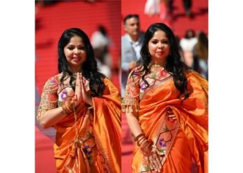 Swapnali Wani Mrs. Bharat-USA Universe 2026, Draped in Heritage: Showcasing Indian Handloom at Cannes 2026