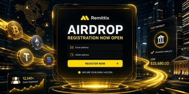 Remittix Airdrop Registration Is Now Open As Community Rushes To Secure Early Access